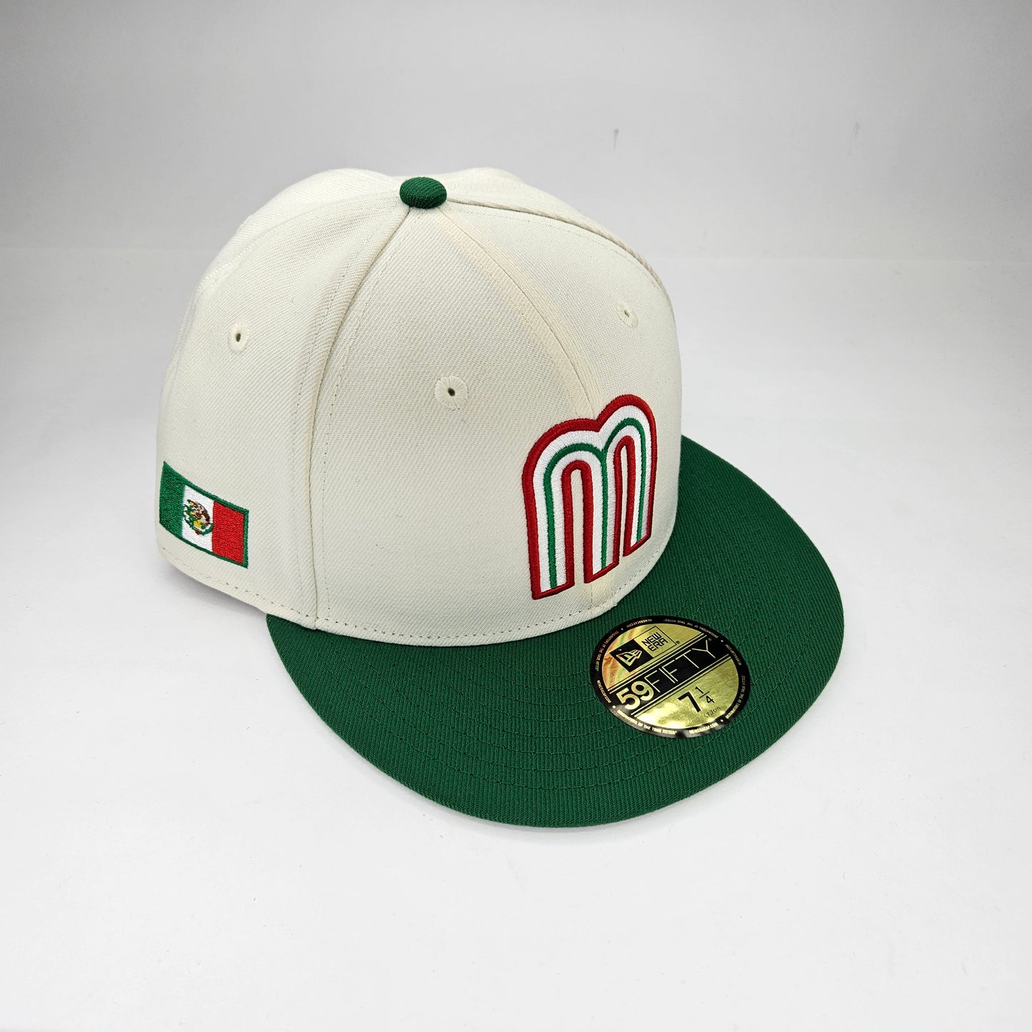 GORRA "NEW ERA" MÉXICO BEIGE Y VERDE