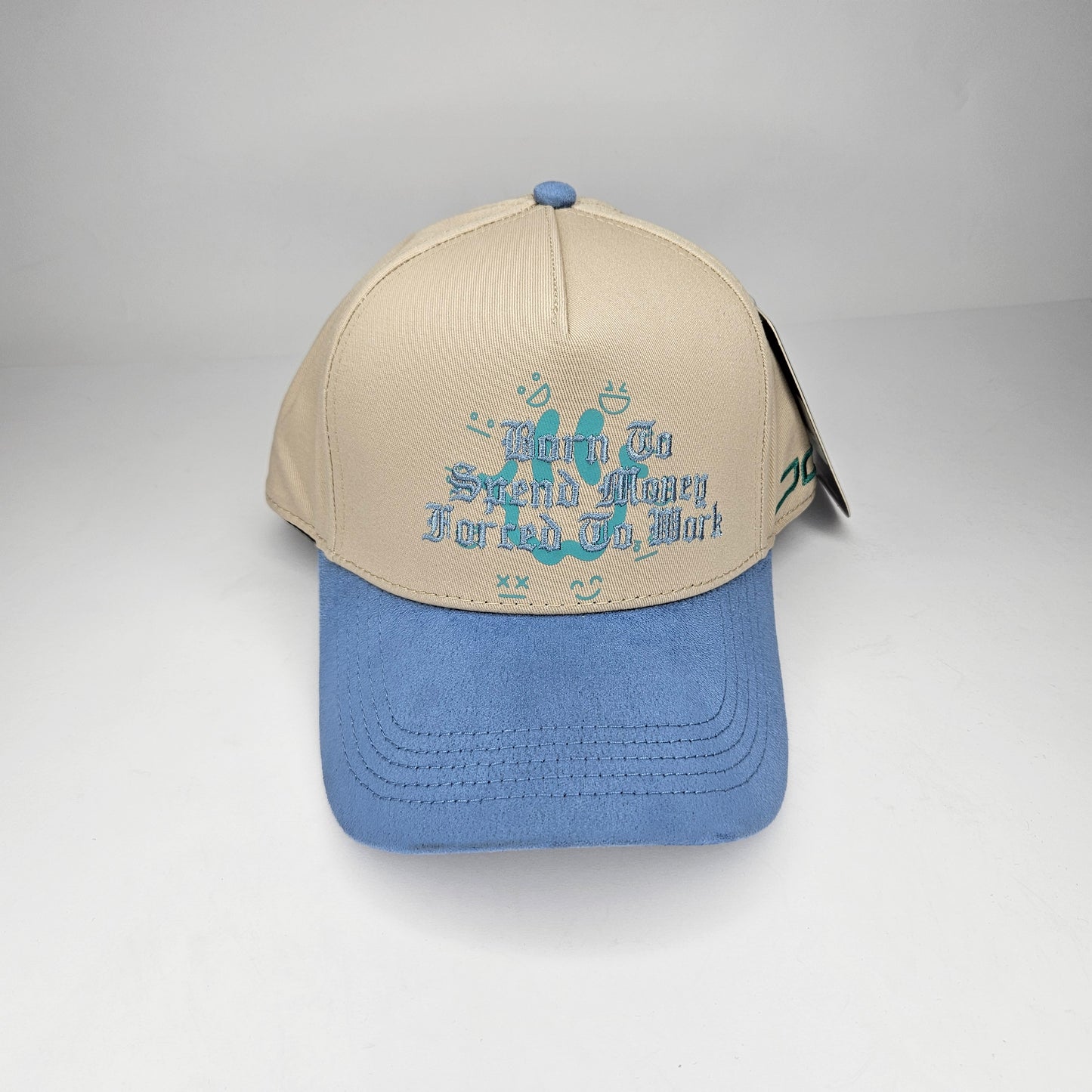GORRA "JC" SPEND MONEY BEIGE & BLUE