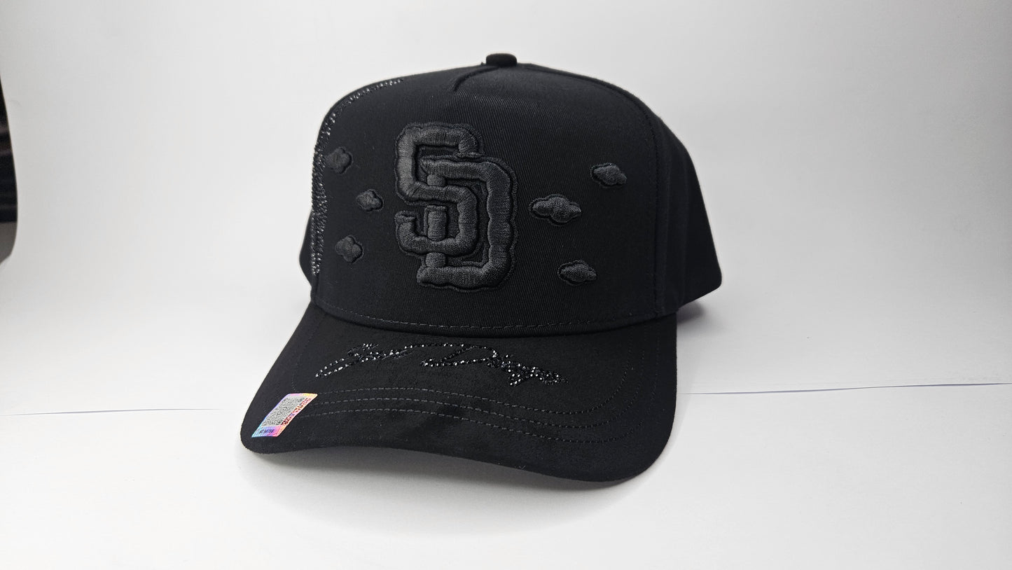 GORRA "MZ" SD CLOUDS TOTAL BLACK