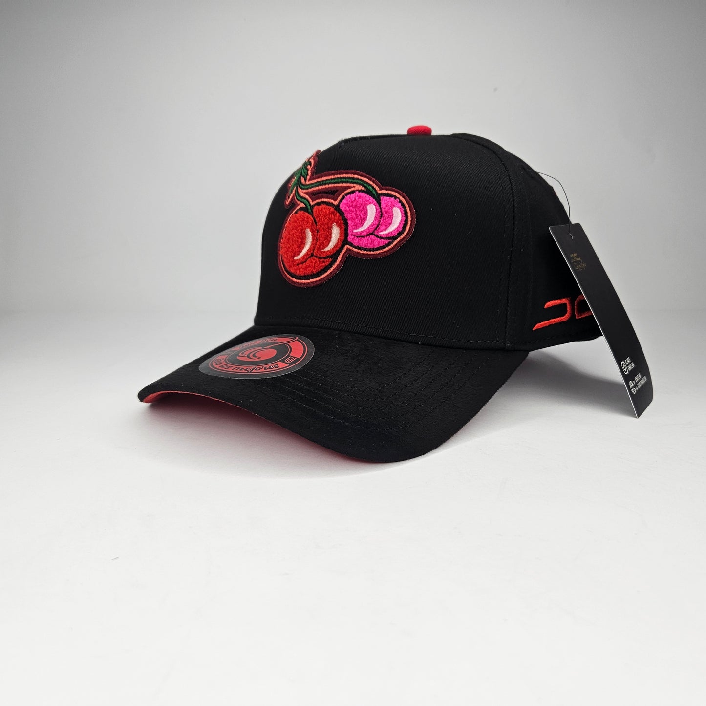 GORRA "JC x GABITO BALLESTEROS" CHERRY BLACK