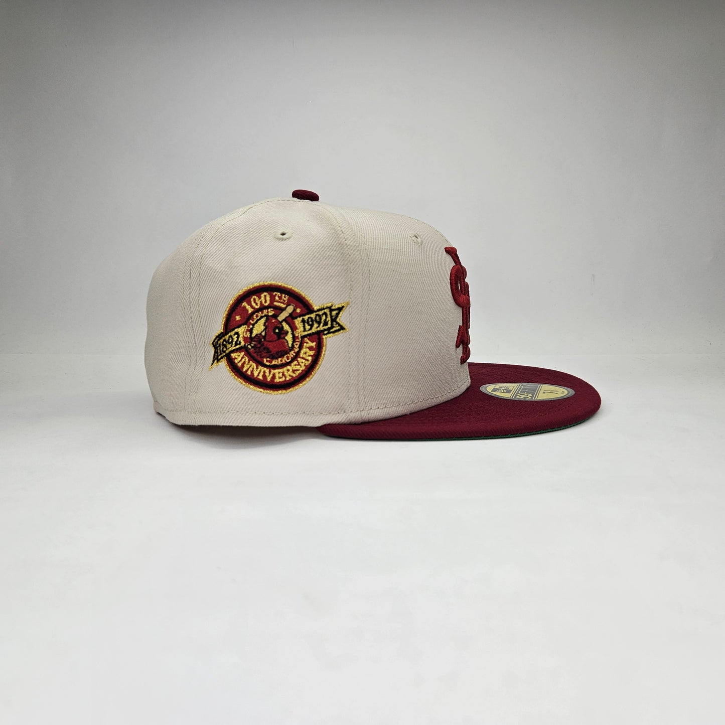 GORRA "NEW ERA" SAN LOUIS BEIGE Y ROJO