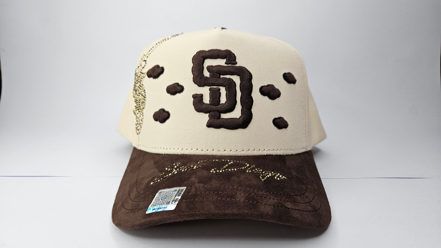 GORRA "MZ" SD CLOUDS BEIGE AND BROWN