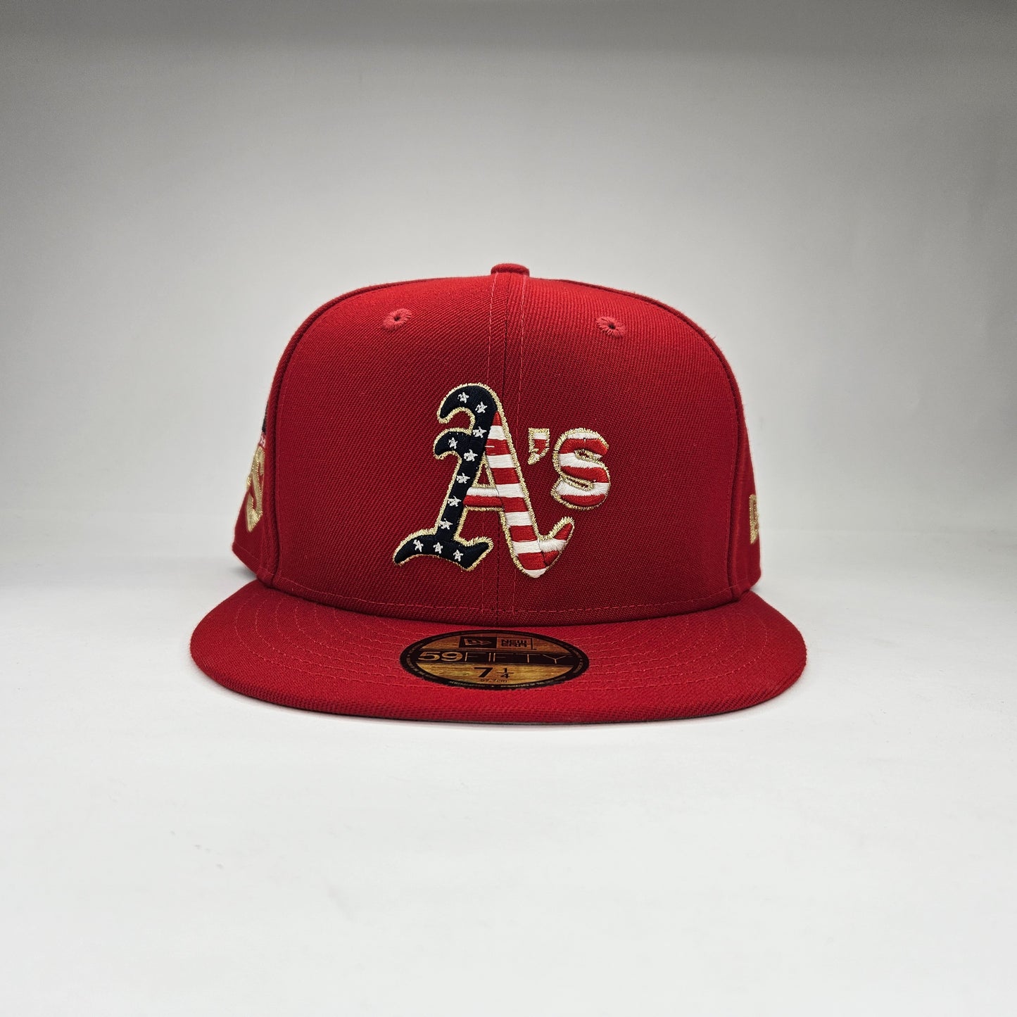 GORRA "NEW ERA" ATLETICOS ROJO