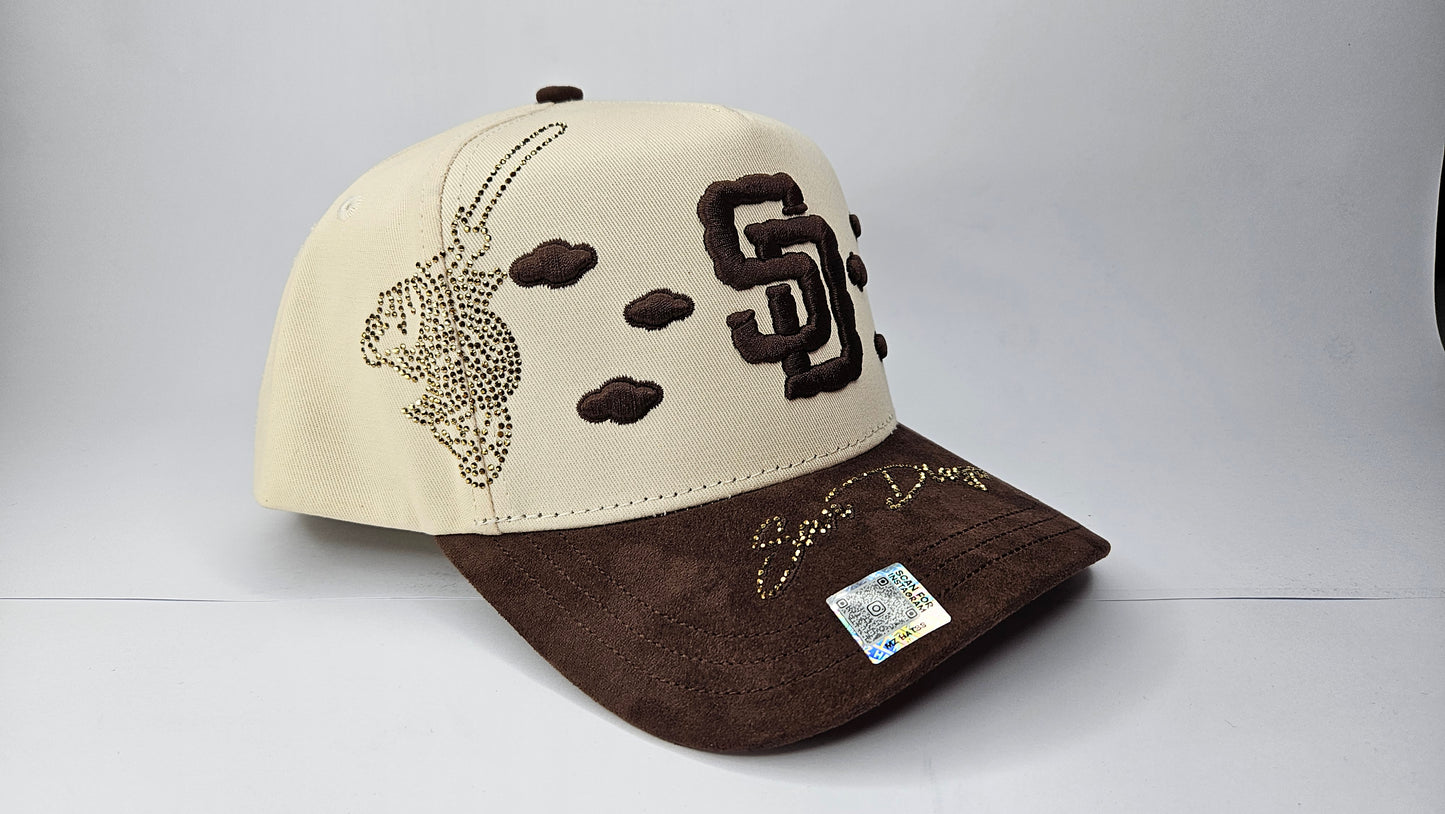 GORRA "MZ" SD CLOUDS BEIGE AND BROWN