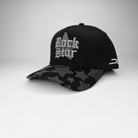 GORRA "JC" ROCK STAR BLACK GRAY