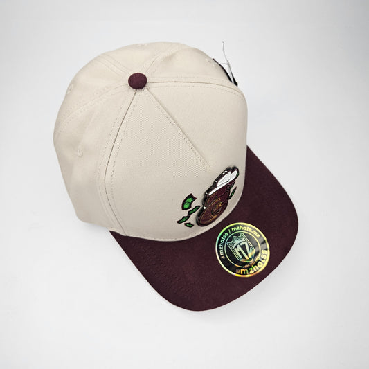 GORRA "MZ" TOMATEROS BEIGE AND WINE