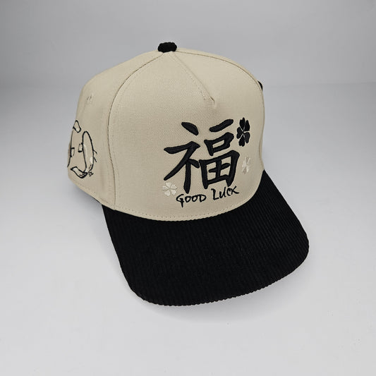 GORRA "JC" GOOD LUCK BEIGE