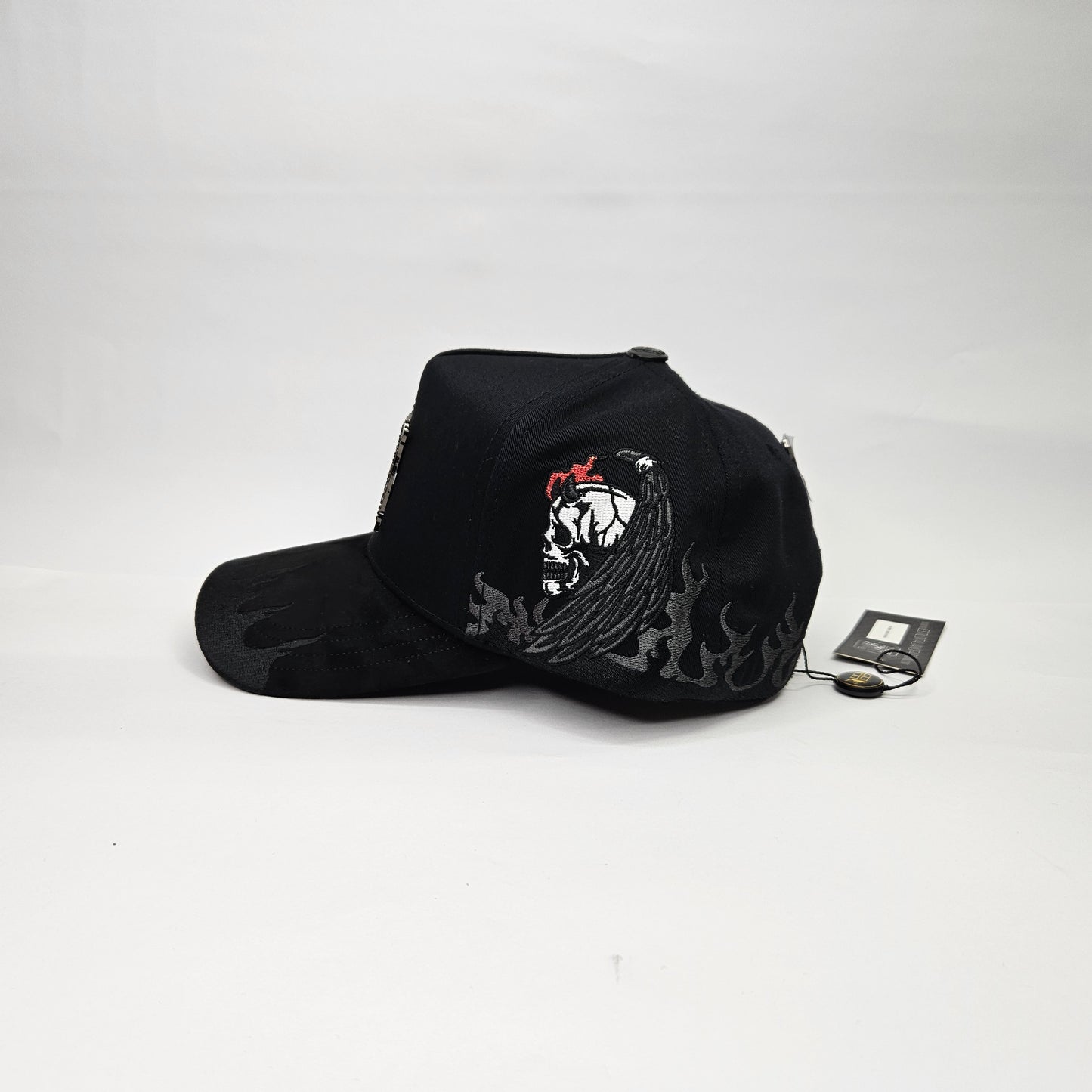 GORRA "BIG BOSS" LA FLAMES AND SKULL