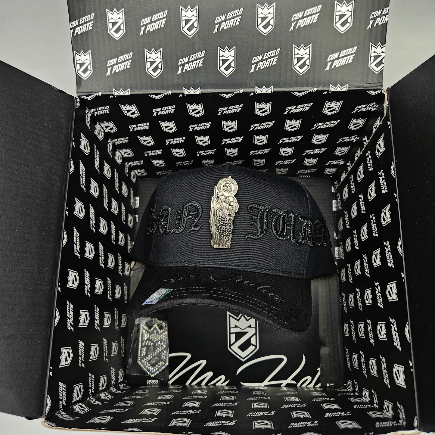 GORRA "MZ" SAN JUDAS CRYSTAL BLACK