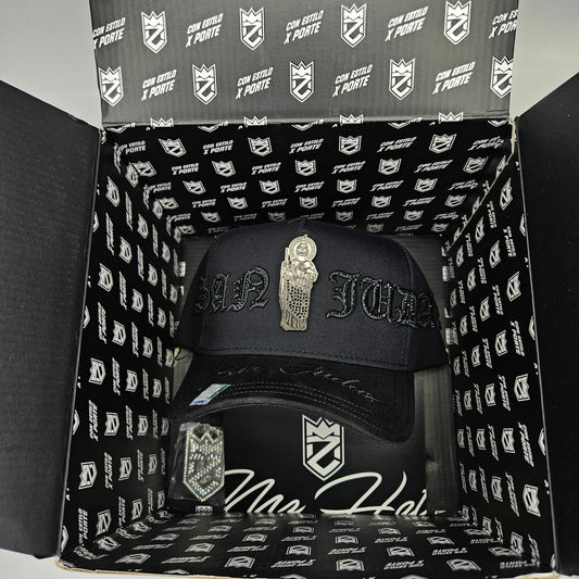 GORRA "MZ" SAN JUDAS CRYSTAL BLACK