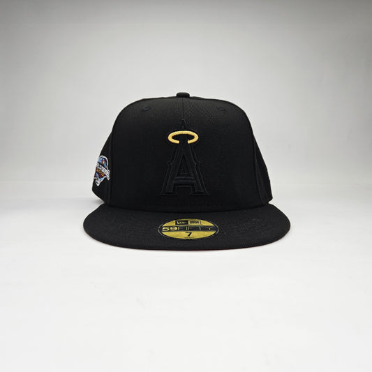 GORRA "NEW ERA" ANGELINOS NEGRA Y AMARILLO
