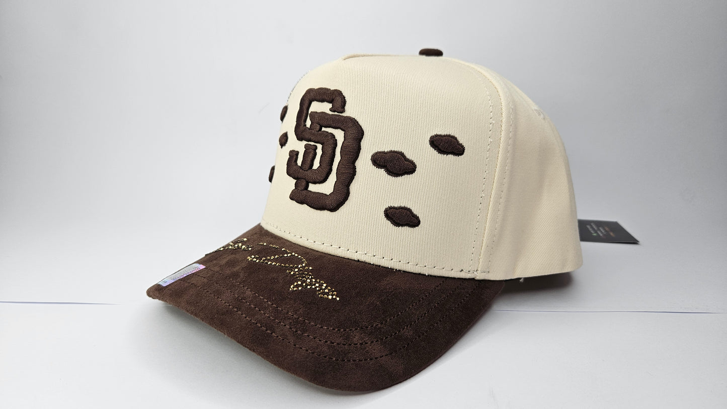 GORRA "MZ" SD CLOUDS BEIGE AND BROWN
