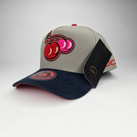 GORRA "JC x GABITO BALLESTEROS" CHERRY GRAY