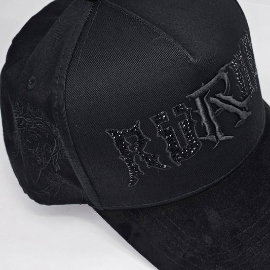 GORRA "RUDE AWAKENINGS" TRIPLE CRYSTALS BLACK