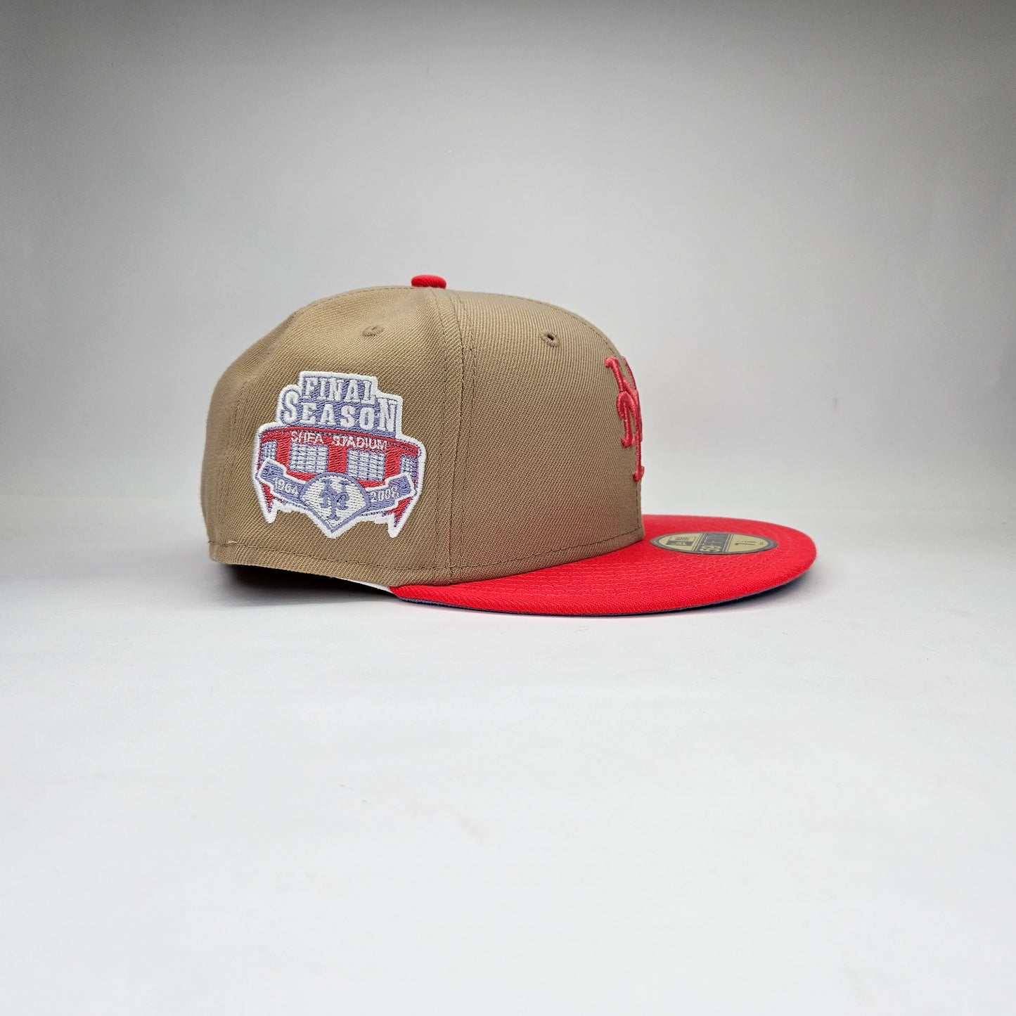GORRA "NEW ERA" NY KAKI Y ROSA