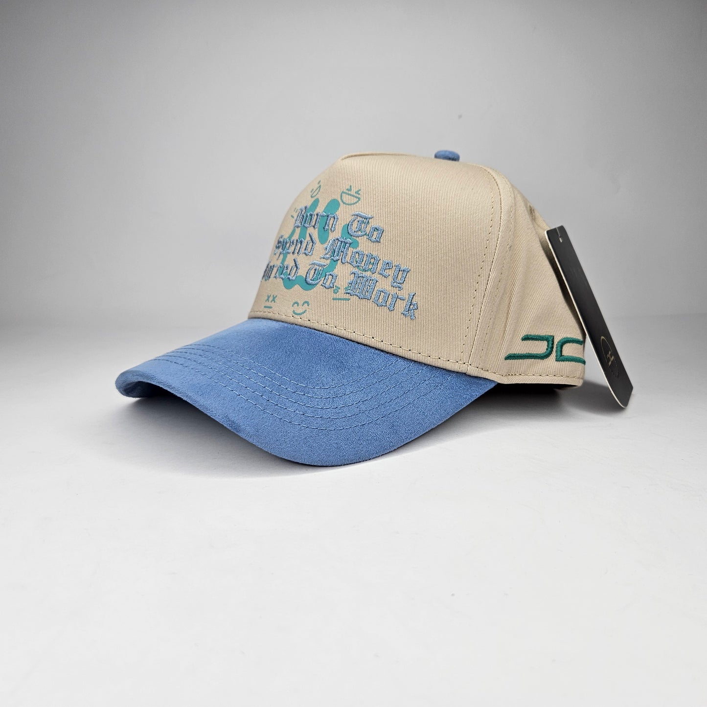 GORRA "JC" SPEND MONEY BEIGE & BLUE