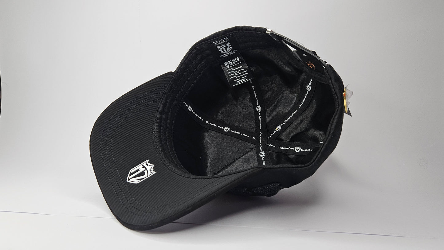 GORRA "MZ" SAN JUDAS CRYSTALS BLACK