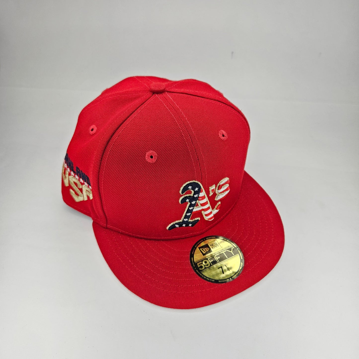 GORRA "NEW ERA" ATLETICOS ROJO