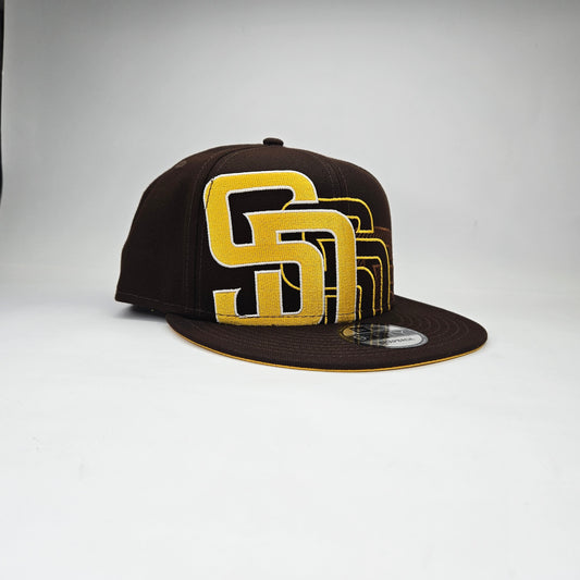 GORRA "NEW ERA" SAN DIEGO CAFÉ Y AMARILLO