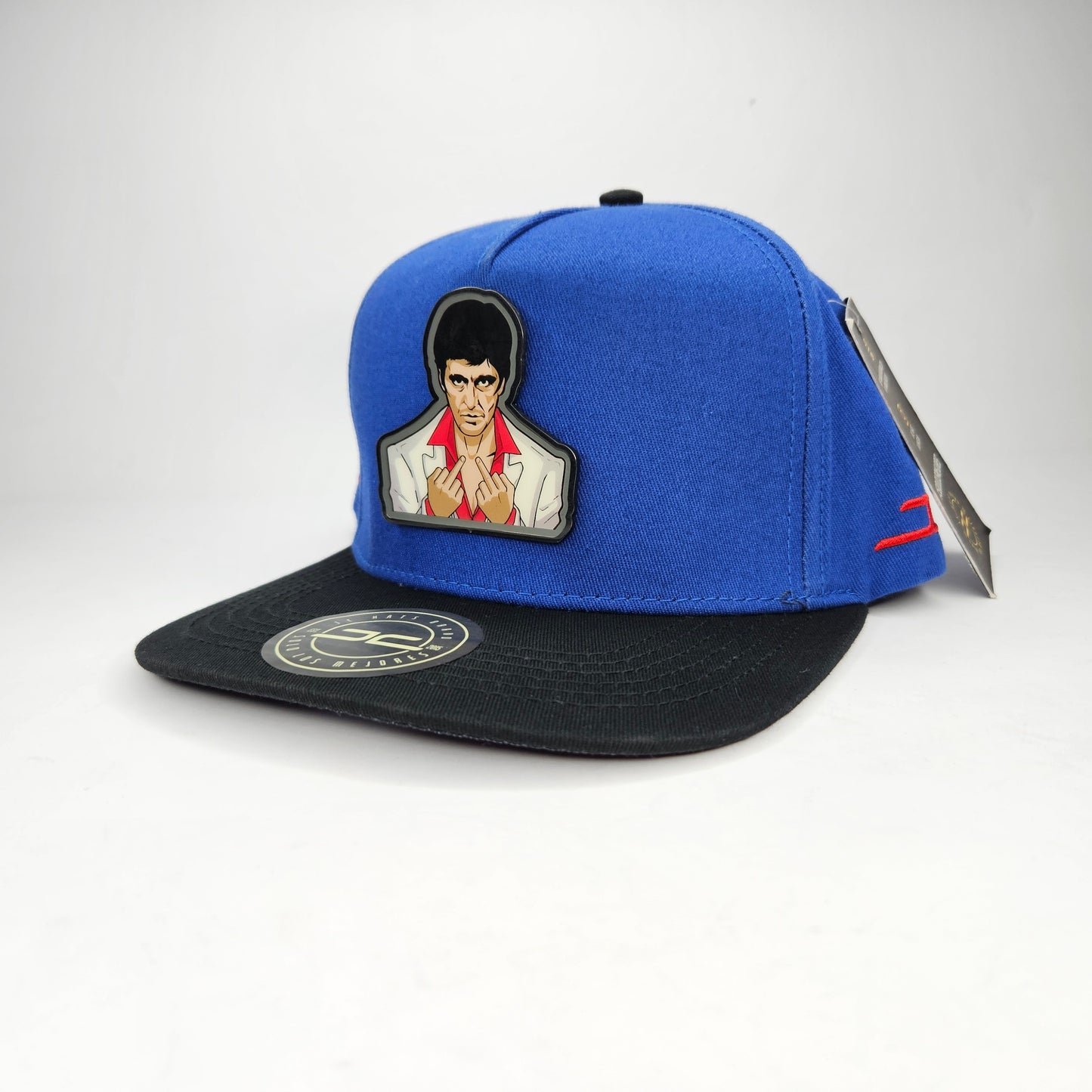 GORRA "JC" SCARFACE BLUE FACE TONY MONTANA