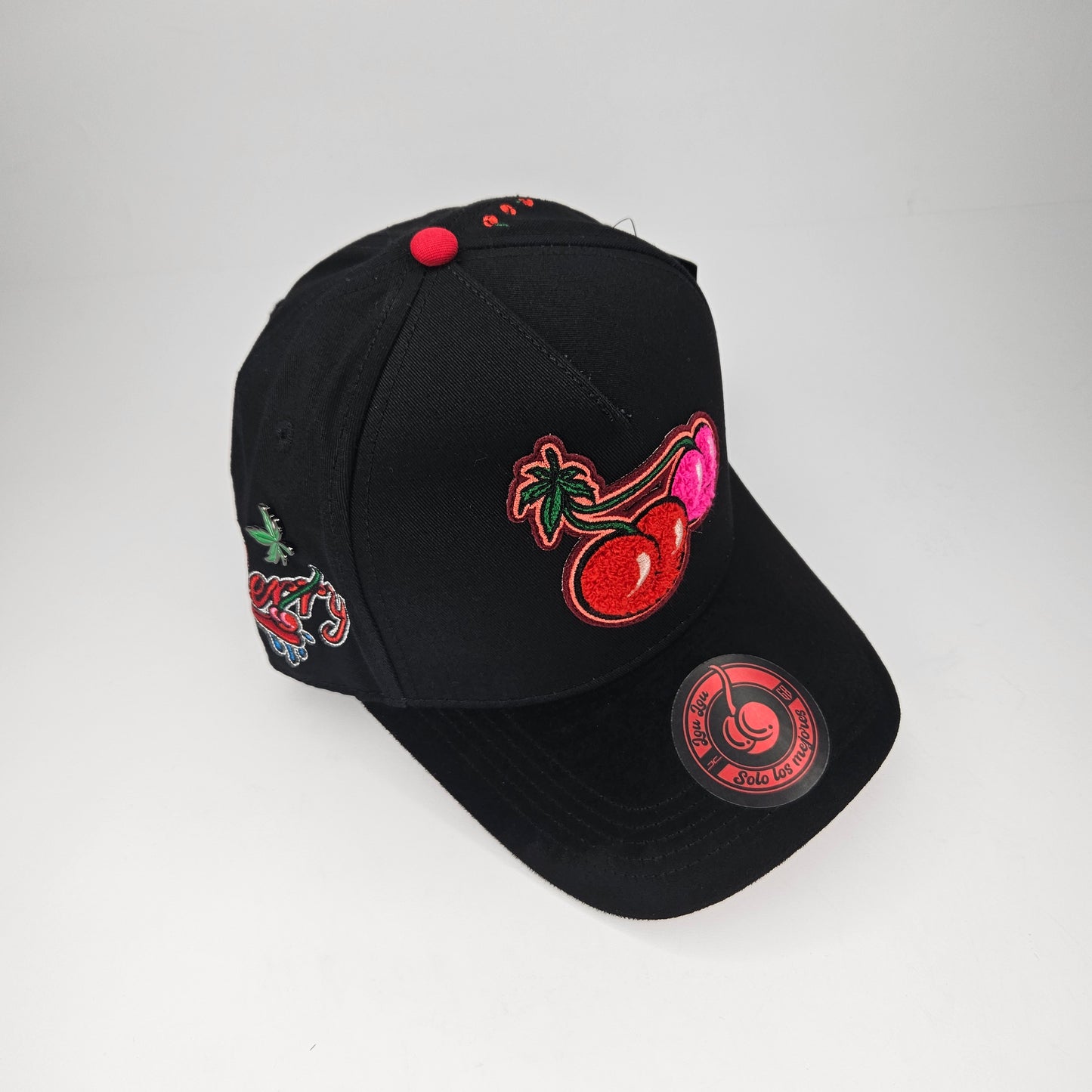 GORRA "JC x GABITO BALLESTEROS" CHERRY BLACK