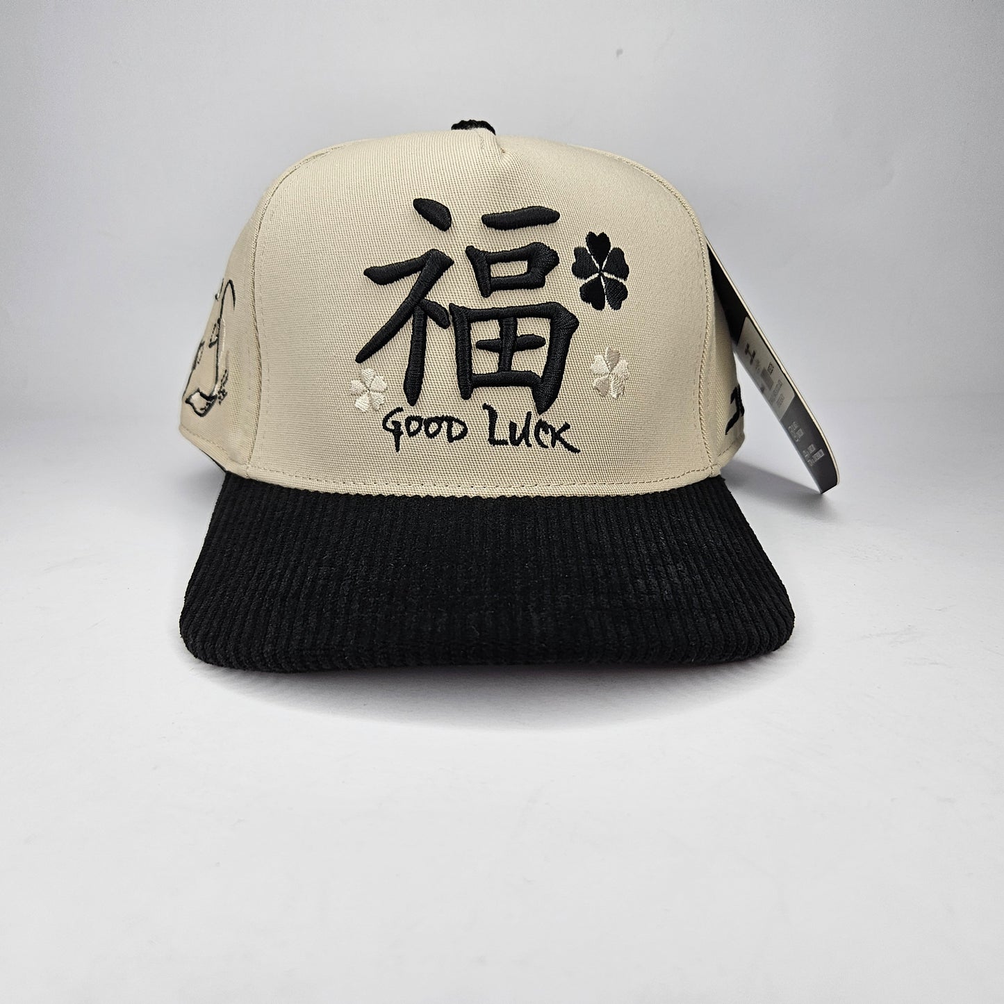 GORRA "JC" GOOD LUCK BEIGE