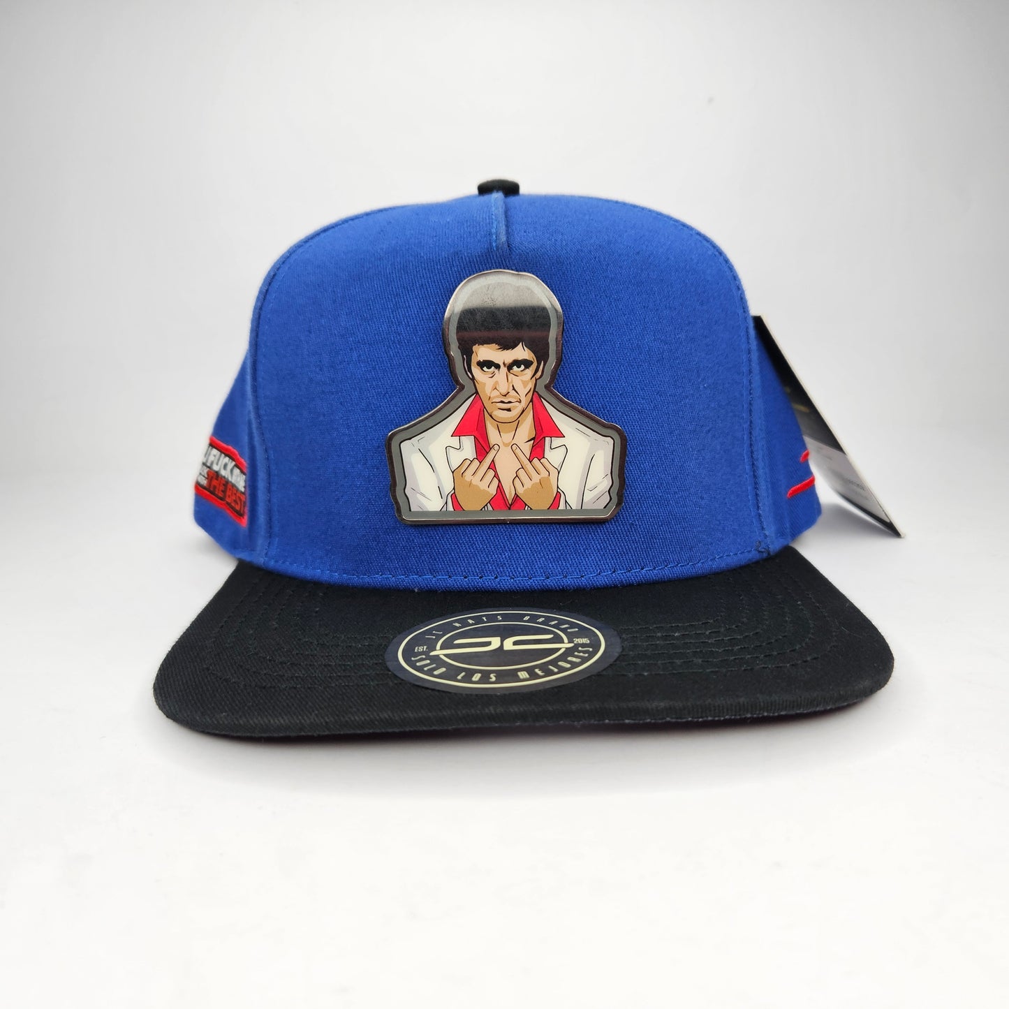GORRA "JC" SCARFACE BLUE FACE TONY MONTANA