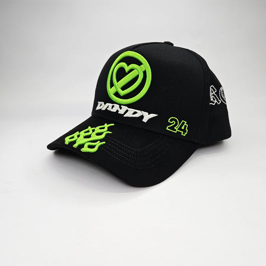 GORRA "DANDY HATS x FUERZA REGIDA" VERDE GLOW
